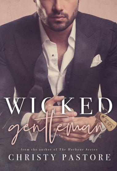 Book cover with man in a suit with shirt opened several buttons